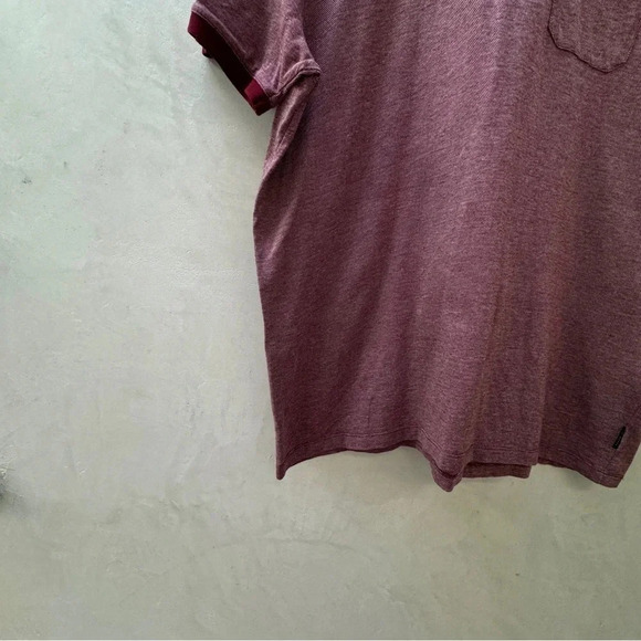 Ted Baker London Mens Medium Purple Heather Polo Short Sleeve Shirt Casual Adult - Picture 6 of 10